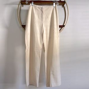 Hugo  Buscati Cream Colored Winter Dress Pants